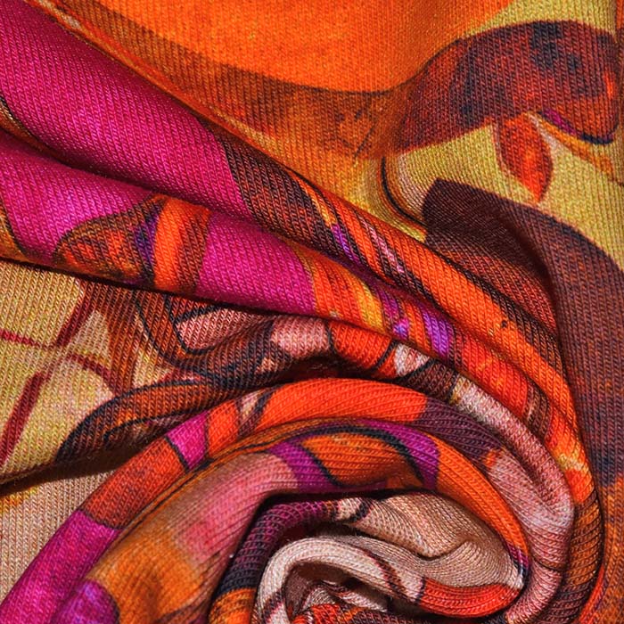Jersey, Baumwolle, digital, floral, 28392-11