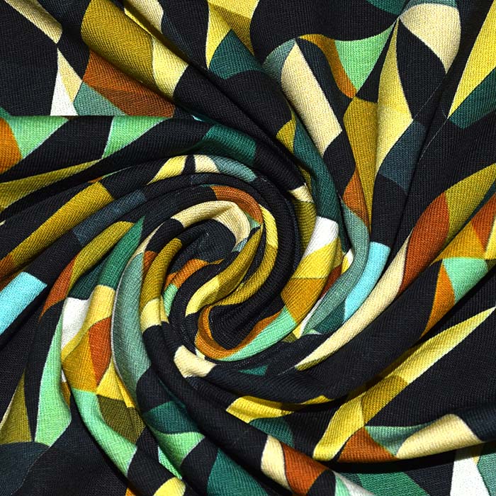 Jersey, Baumwolle, digital, geometrisch, 28400-10