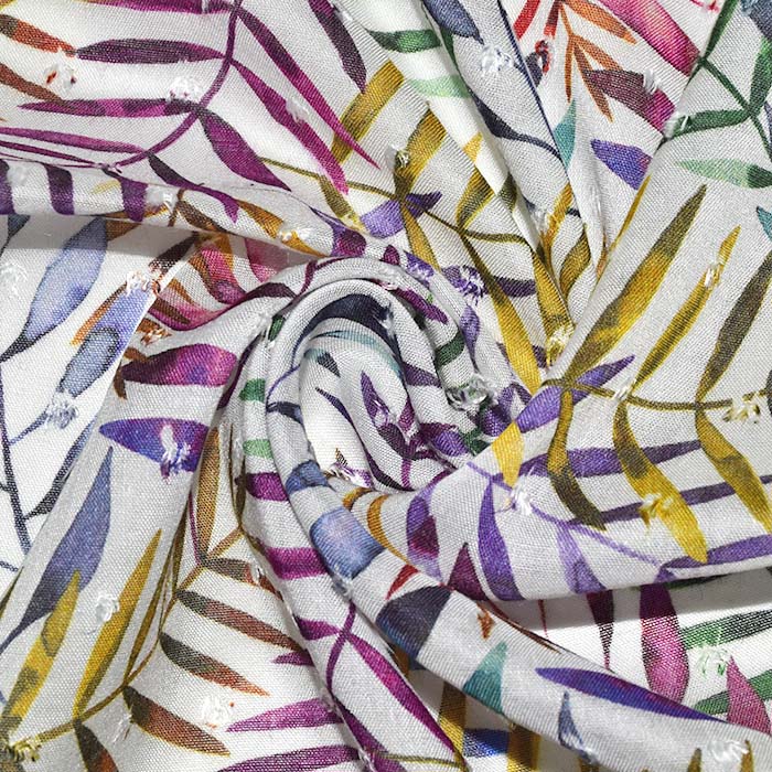 Gewebe, Viskose, digital, Natur, 28464-001