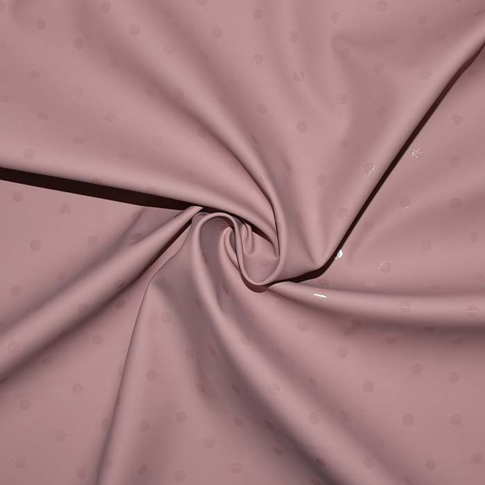 Regenmantelstoff, Punkte, 28426-005, rosa