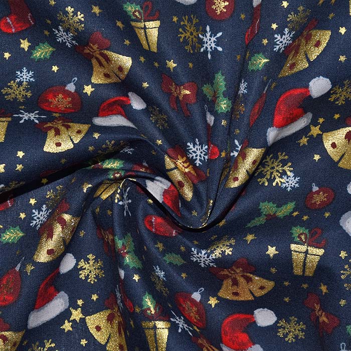 Baumwolle, Popeline, festlich, 28544-008, blau