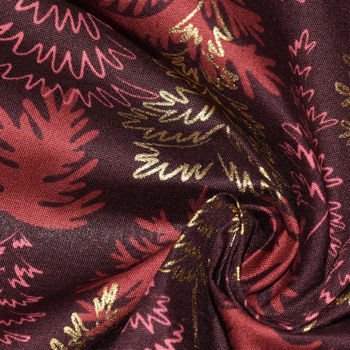 Baumwolle, Popeline, festlich, 28553-018, bordeaux