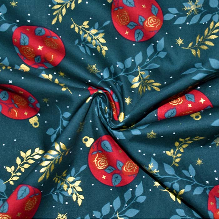 Baumwolle, Popeline, festlich, 28556-028, grün