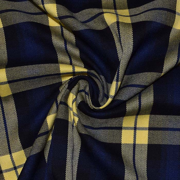 Anzugstoff, Karo, 22006-32, gelb