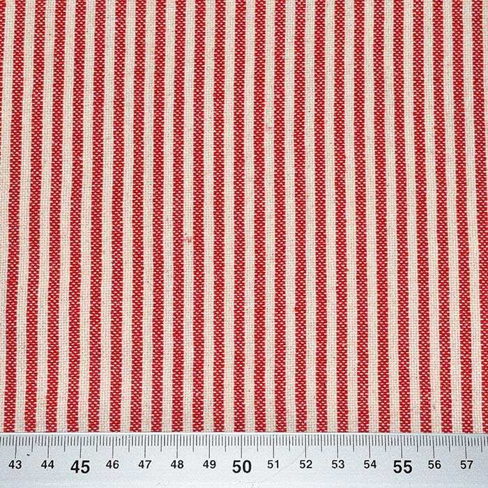 Dekobaumwolle, Streifen, 28742-5, rot