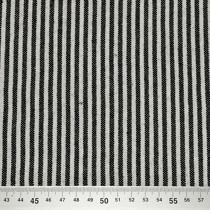 Dekobaumwolle, Streifen, 28742-1, schwarz