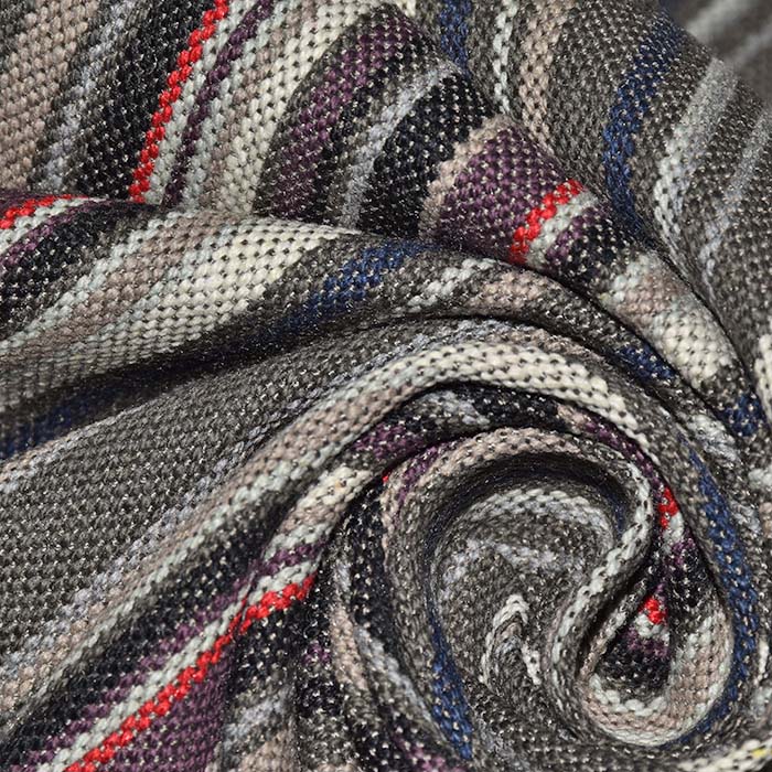 Dekobaumwolle, Streifen, 28921-600, grau