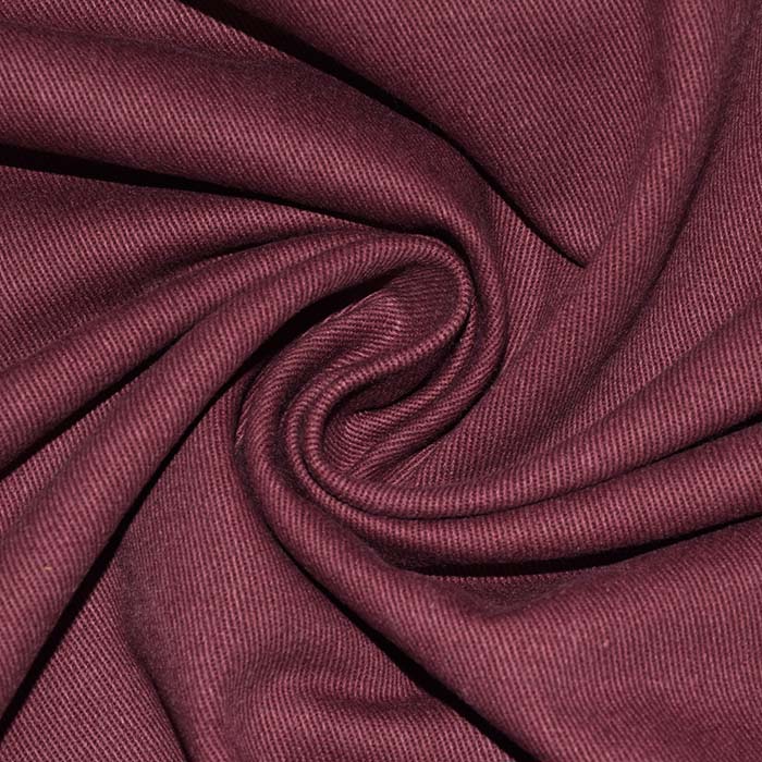 Dekobaumwolle, Köper, 28920-005, bordeaux