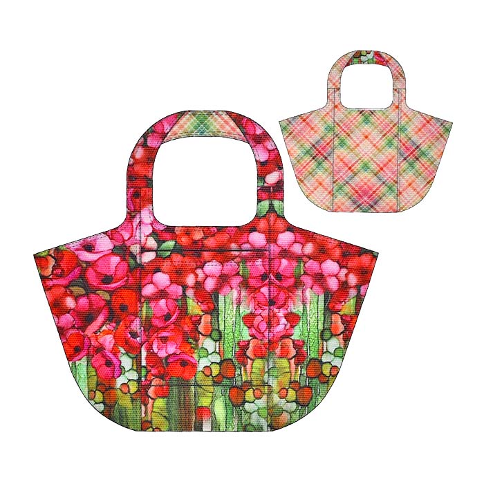 Deko, Druck, digital, floral, Tasche, 28985