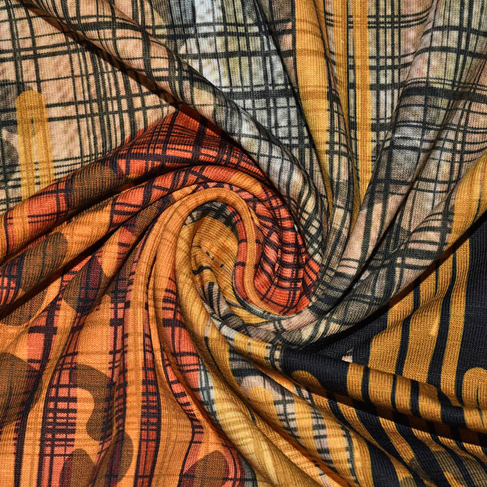 Jersey, Baumwolle, digital, abstrakt, 28987