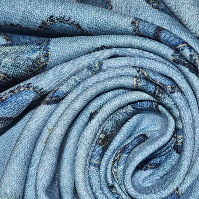 Jersey, Baumwolle, digital, Herzen, 29101-09, blau