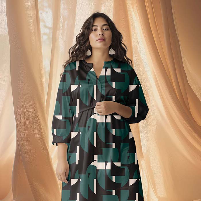 Gewebe, Viskose, geometrisch, 29111-16