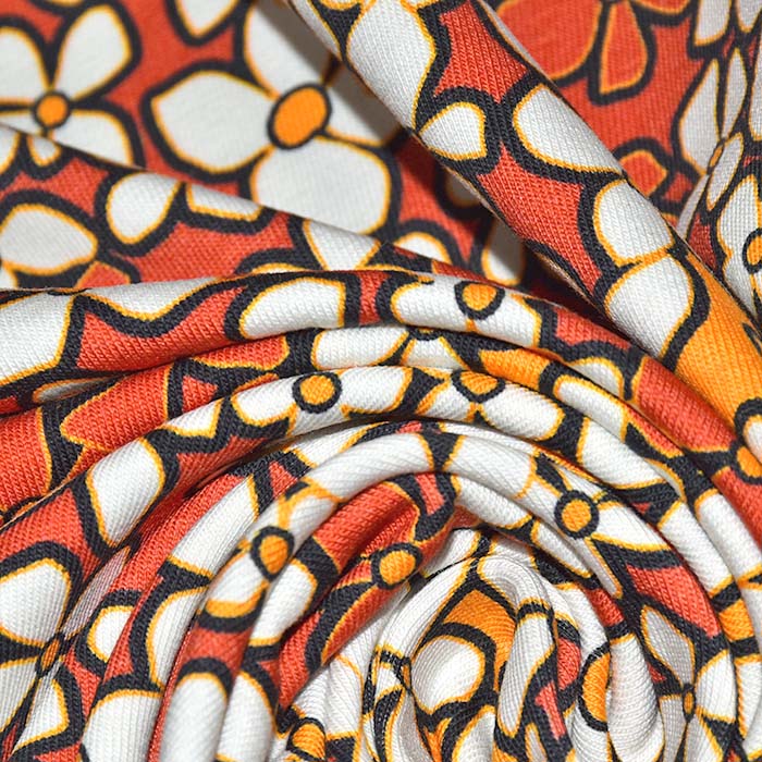 Jersey, Baumwolle, floral, 29109-262