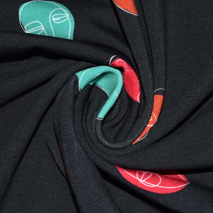 Jersey, Baumwolle, Gesichter, 29109-243