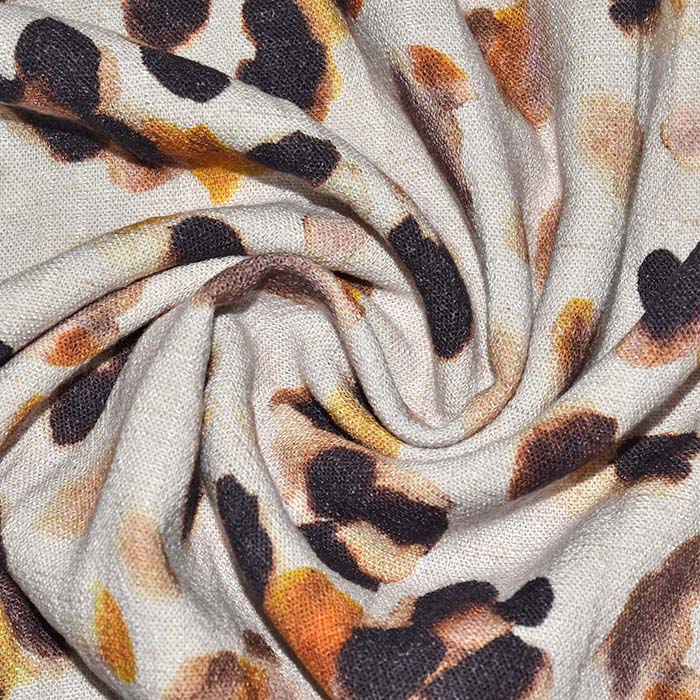 Gewebe, Viskose, Leinen, digital, tierisch, 29173-001