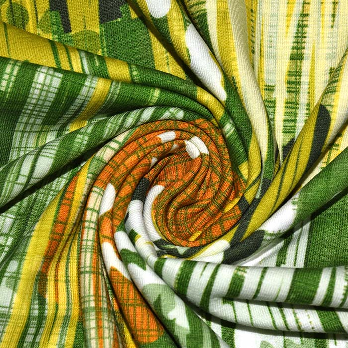 Jersey, Baumwolle, digital, abstrakt, 29009-10, grün