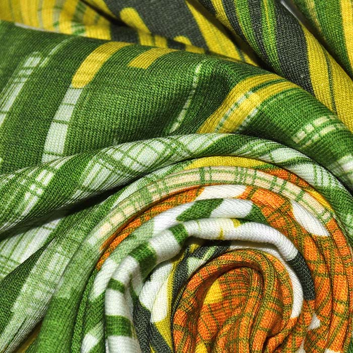 Jersey, Baumwolle, digital, abstrakt, 29009-10, grün