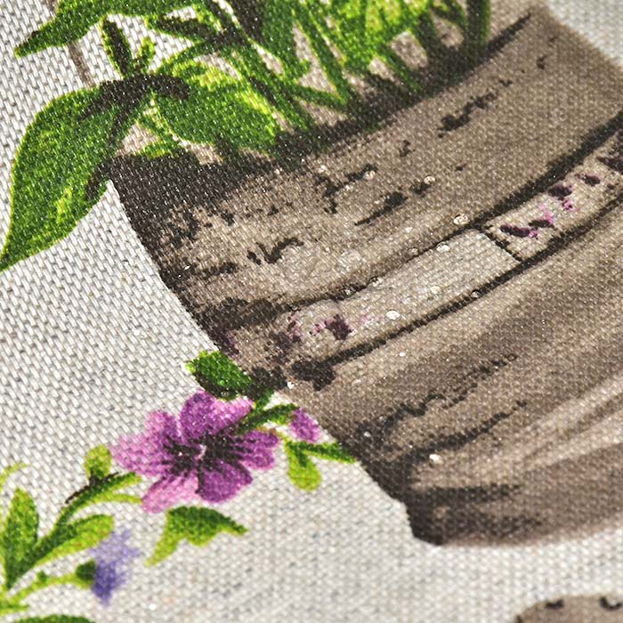 Deko, Druck, imprägniert, pflanzlich, 29349