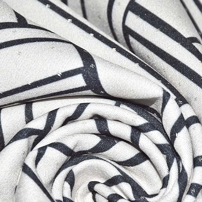 Wirkware, dicht, geometrisch, 29263-4, sahne