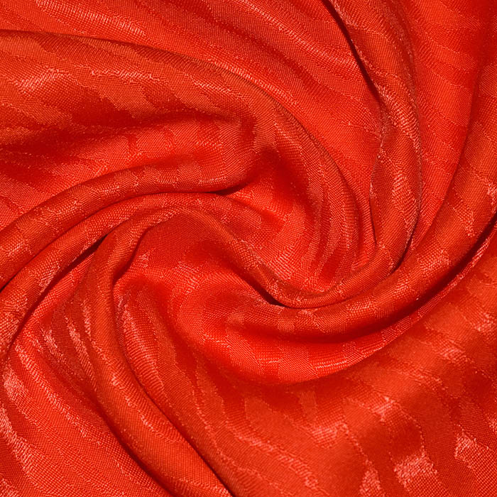 Gewebe, Viskose, tierisch, 29268-3, orange-rot