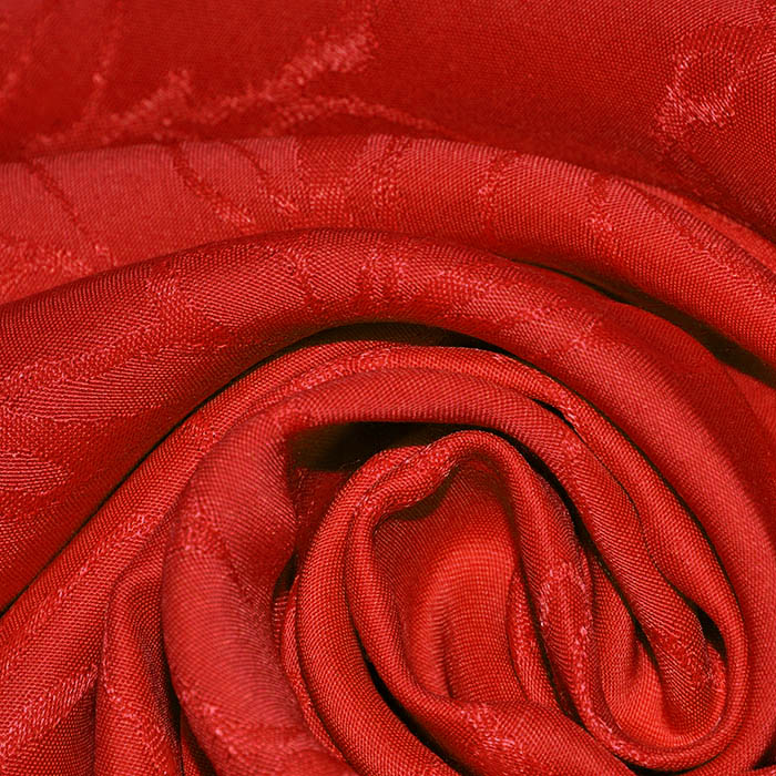 Gewebe, Viskose, floral, 29271-3, rot