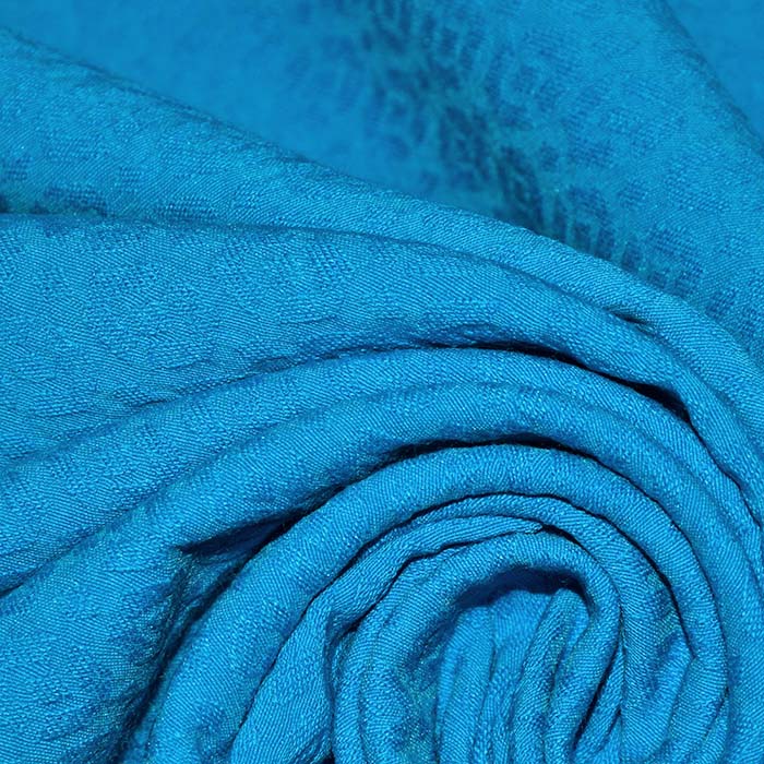 Gewebe, elastisch, geometrisch, 29319-27, türkis