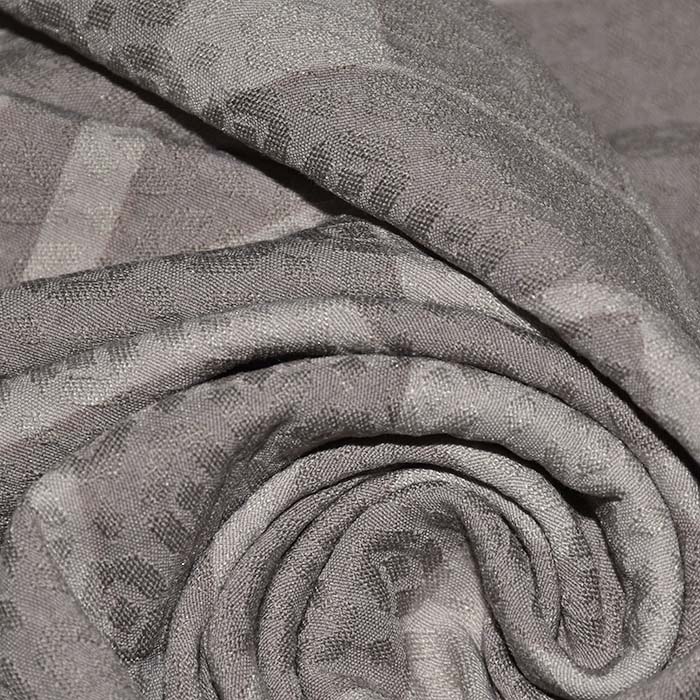 Gewebe, elastisch, geometrisch, 29321-4, grau-beige