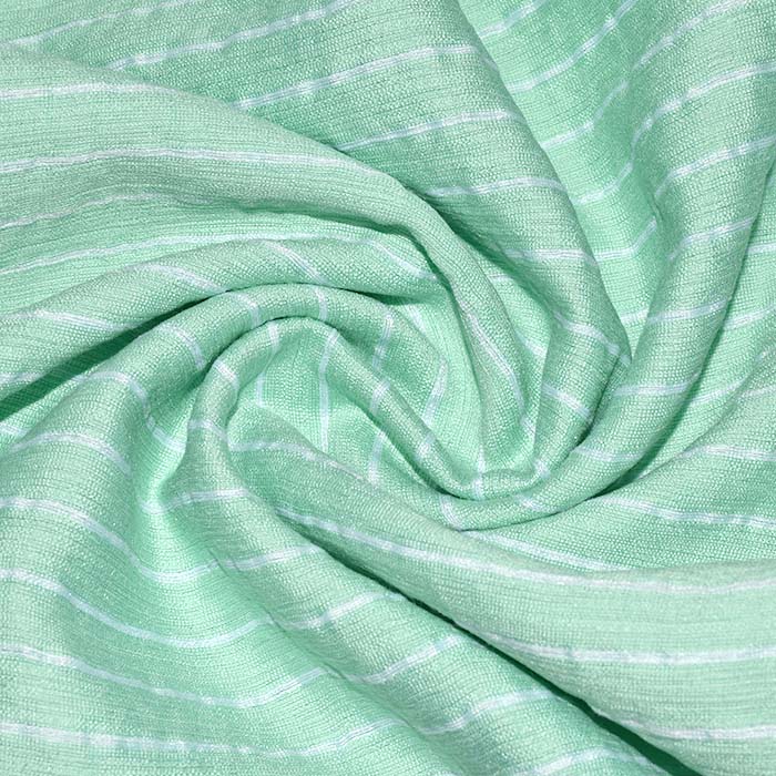 Gewebe, Viskose, Streifen, 29322-127, mint