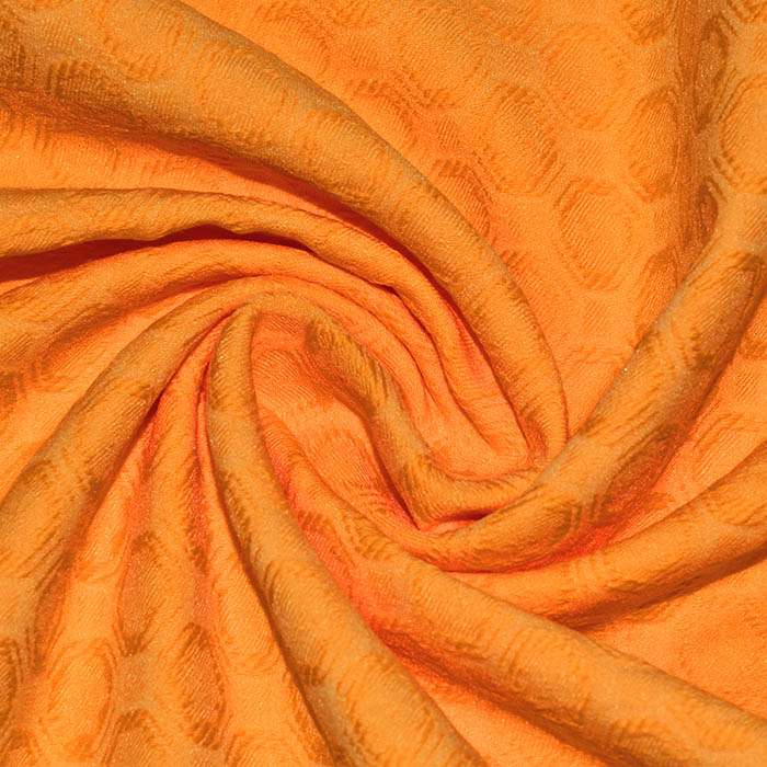 Gewebe, elastisch, geometrisch, 29332-16, orange