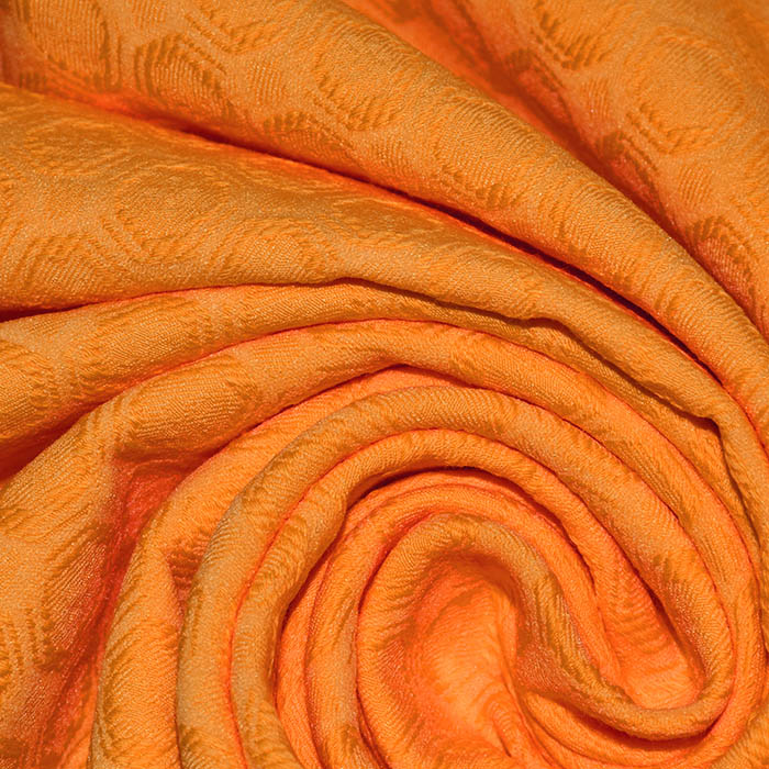 Gewebe, elastisch, geometrisch, 29332-16, orange
