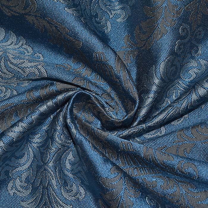 Dekojacquard, beidseitig, Stil, 29373-246, blau