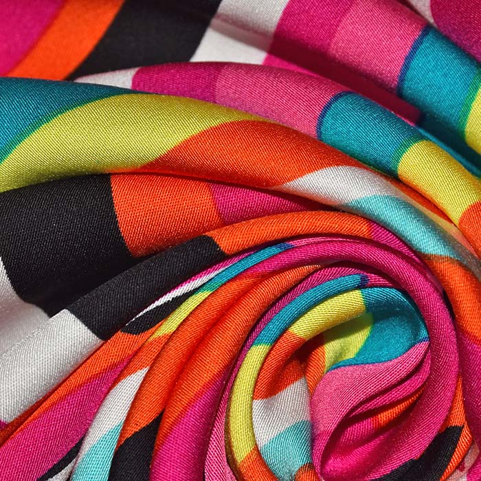 Gewebe, Viskose, Satin, geometrisch, 29380-170