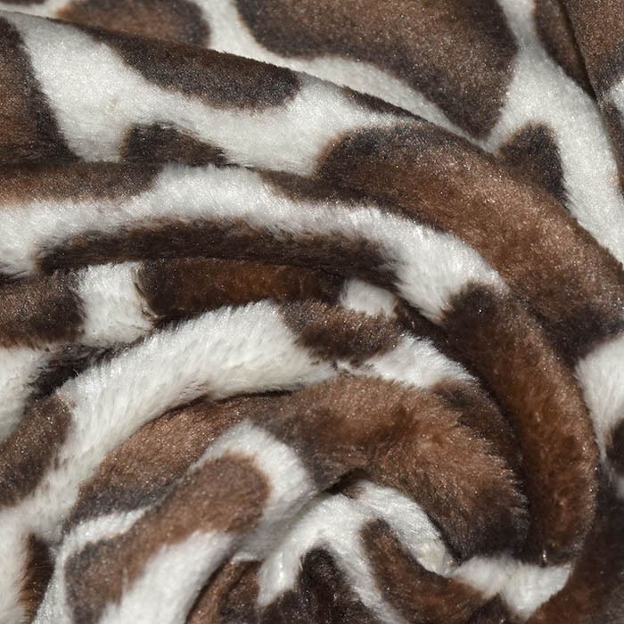 Velours coral, beidseitig, tierisch, 29378-580