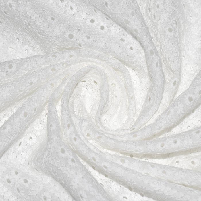 Baumwollle, Richelieu, geometrisch, 29350-510, sahne