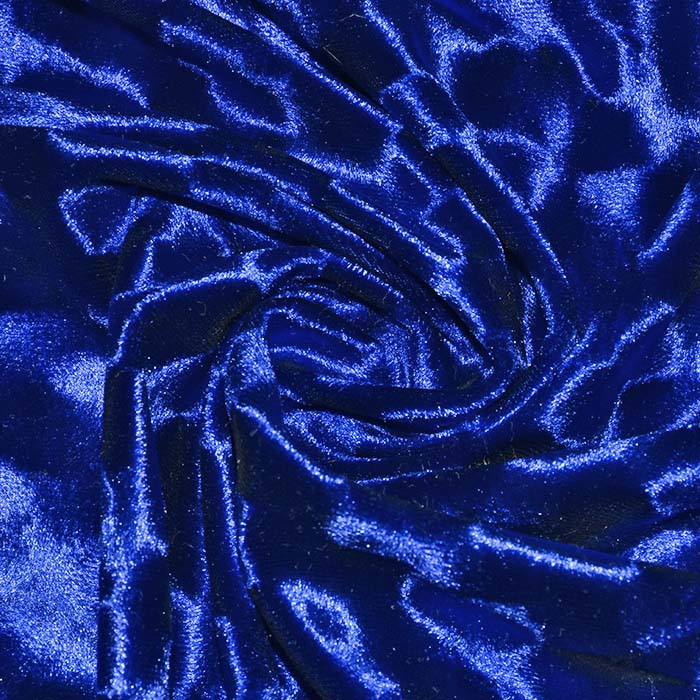 Plüsch, Polyester, Kreise, 29400-970, blau