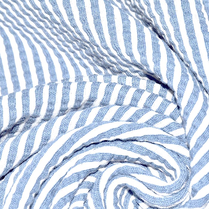 Wirkware, dünn, Streifen, 29397-910, hellblau