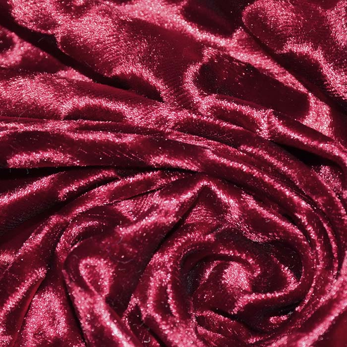 Plüsch, Polyester, Kreise, 29400-150, rot