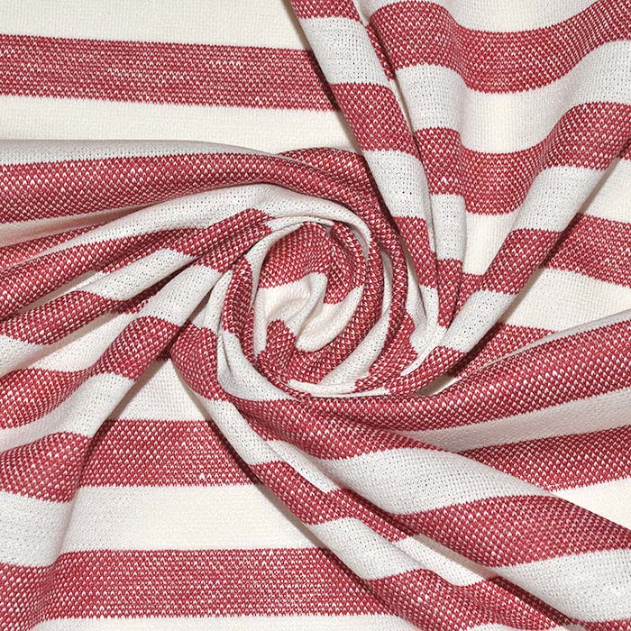 Wirkware, Piqué, Streifen, 29440-2, rot