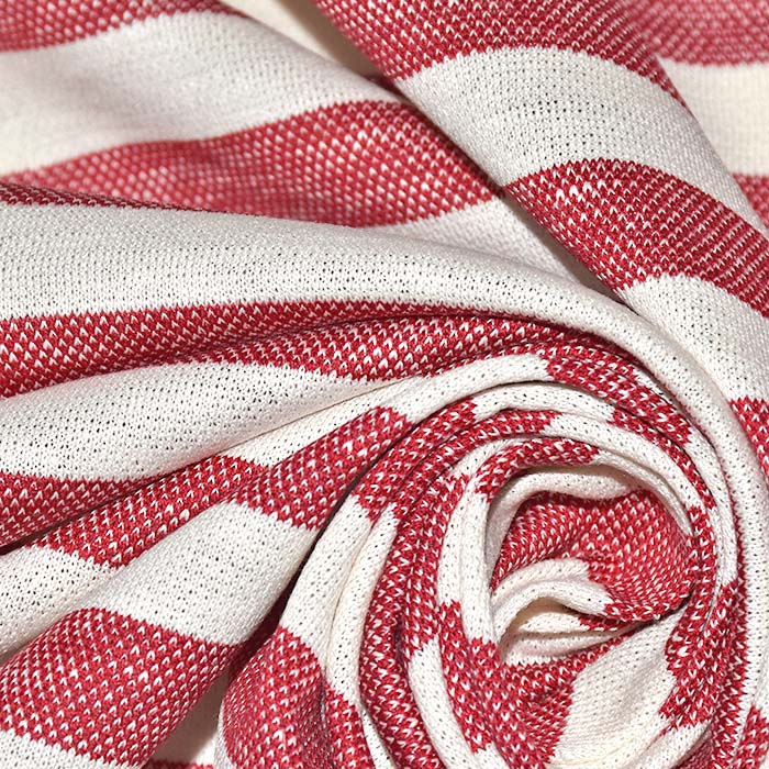 Wirkware, Piqué, Streifen, 29440-2, rot