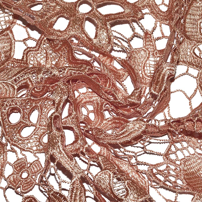 Spitze, floral, 29442-06, braun