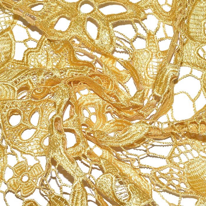 Spitze, floral, 29442-07, gelb