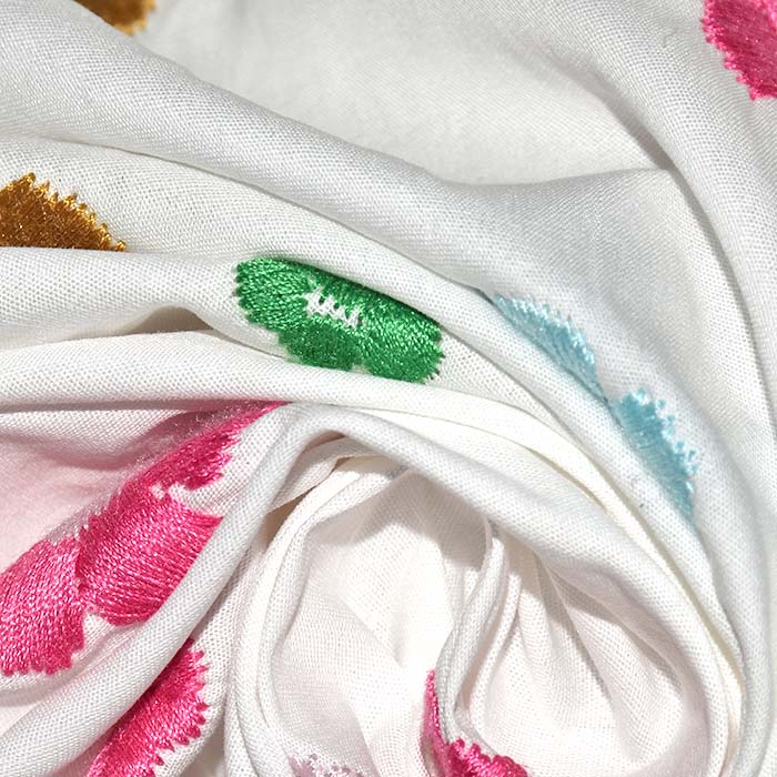 Baumwolle, Popeline, Stickerei, floral, 29450-21