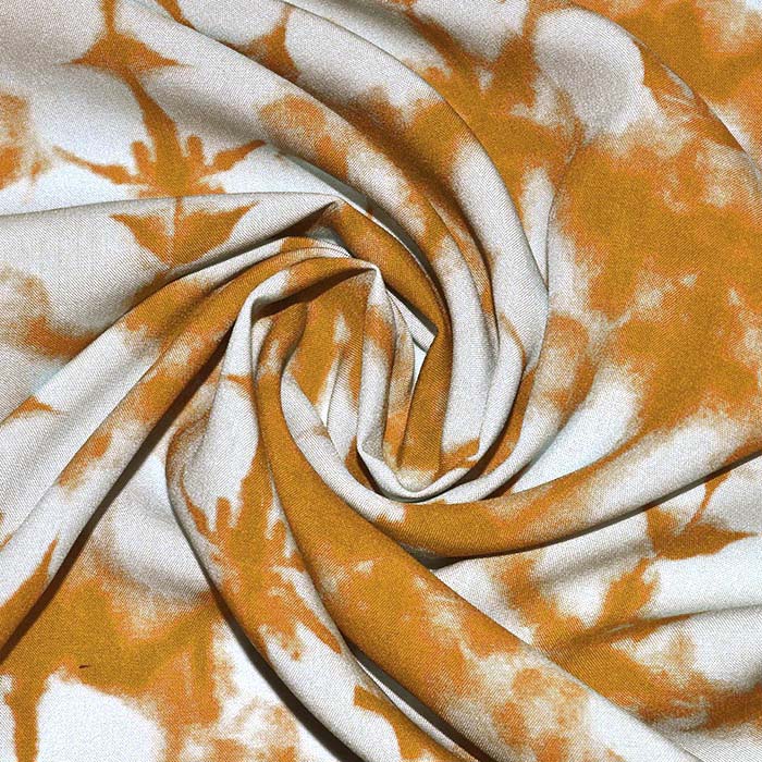 Gewebe, Viskose, abstrakt, 29444-11, ziegelfarben