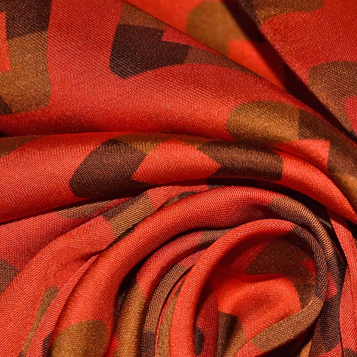 Gewebe, Viskose, Satin, geometrisch, 29444-21