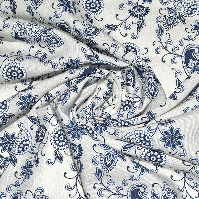 Baumwolle, dünn, floral, 29460-02