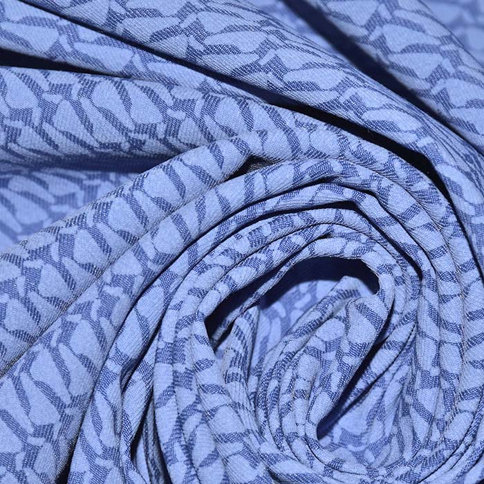 Bengalin, elastisches Gewebe, abstrakt, 29473-31, blau