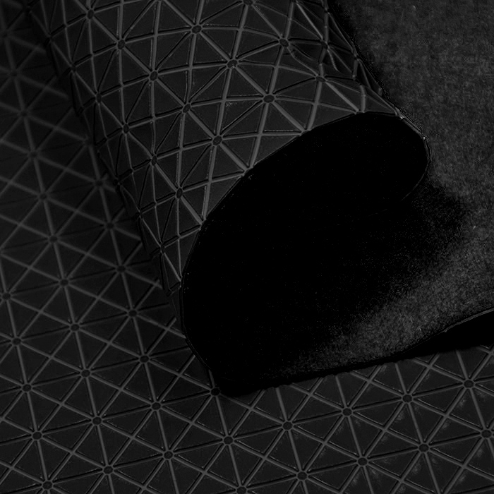 Kunstleder Plaid, 29482-07, schwarz