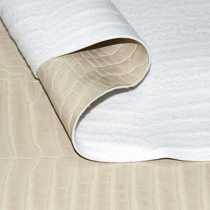 Kunstleder Kroko, Lack, 29491-02, beige