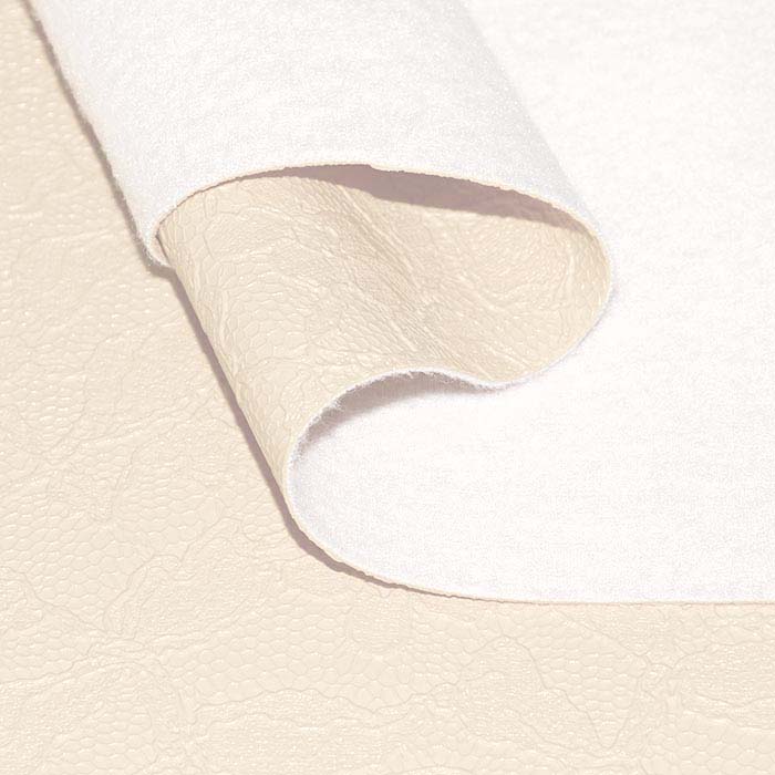 Kunstleder Lace, 24992-8, perlenweiß