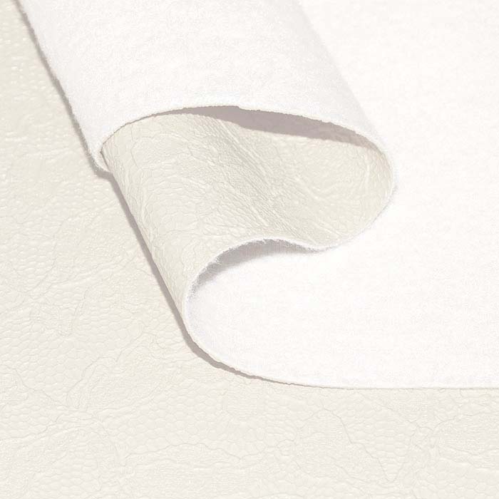 Kunstleder Lace, 24992-10, perlenweiß